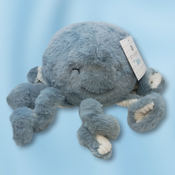 Poulpe ou pieuvre ATMOSPHERA peluche grise