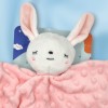 Lapin doudou carré plat