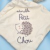 Hérisson MOTS D'ENFANTS doudou Adorable petit chou