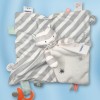 Chat NOUKIE'S doudou Milo plat gris et blanc