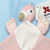 Flamant rose NICOTOY doudou rose et or "Sparkle"