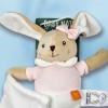 Lapin BABY NAT' Bio doudou rose