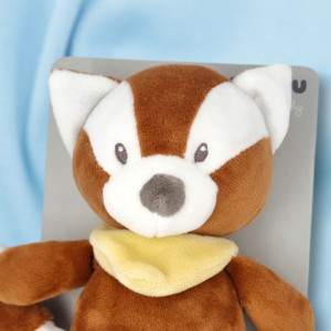 Panda roux NATTOU marron hochet 20 cm