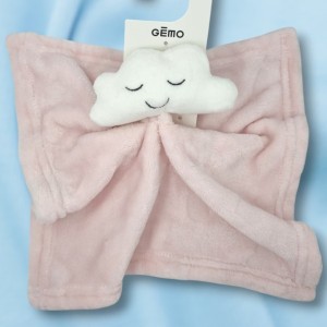 Nuage GEMO doudou plat rose