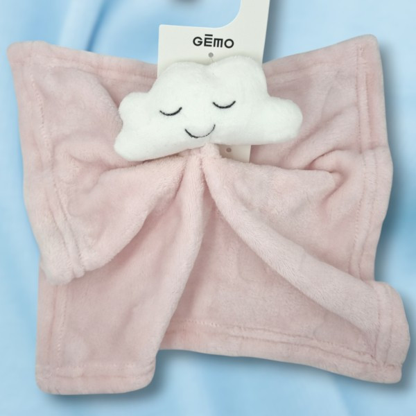 Nuage GEMO doudou plat rose