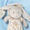 Lapin NOUKIE'S doudou peluche beige et rose Joy