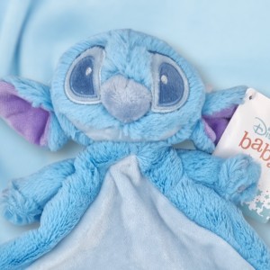 Stitch DISNEY Baby doudou bleu