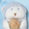 Hérisson TARTINE & CHOCOLAT peluche bleu et blanc