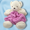 Ours KALOO doudou rose Plume