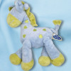 Girafe MOTS D'ENFANTS doudou jaune et orange