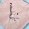 Lapin NICOTOY doudou rose Happy bird