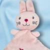 Lapin NICOTOY doudou rose Happy bird