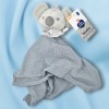 Koala MOTS D'ENFANTS doudou plat gris phosphorescent