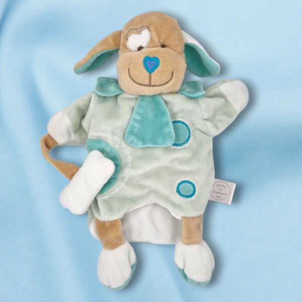 Chien Mario DOUDOU ET COMPAGNIE turquoise