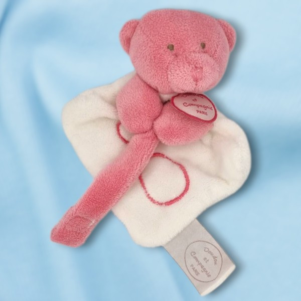 Ours DOUDOU ET COMPAGNIE rose