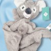 Koala TEX BABY Carrefour doudou plat gris