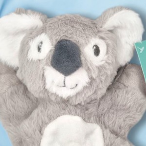 Koala TEX BABY Carrefour doudou marionnette gris