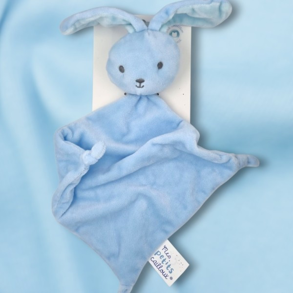 Lapin MES PETITS CAILLOUX bleu