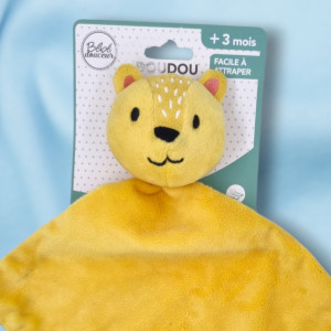 Léopard Bébé Douceur jaune