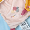 Tigre MOTS D'ENFANTS orange et rose