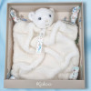 SOS doudou ours KALOO plat blanc ivoire collection Plume K969977