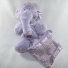 Doudou Eléphant Nicotoy Disney violet avec mouchoir