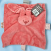 SOS doudou lapin NATTOU Lapidou carré plat rose