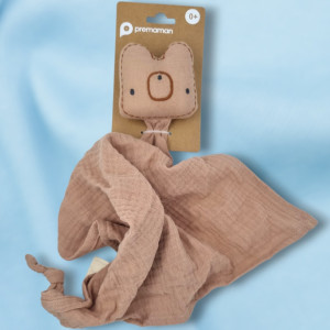 SOS doudou ours PREMAMAN Orchestra lange marron