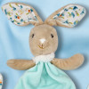 Lapin Justin KALOO plat bleu vert les fripons