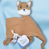 SOS doudou renard MES PETITS CAILLOUX Stokomani plat en lange marron