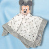 SOS doudou Mickey DISNEY NICOTOY plat en lange blanc et gris