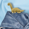 Dinosaure Bout'chou Monoprix carré plat bleu