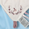 Lapin MOTS D'ENFANTS Leclerc blanc et rose