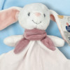 Lapin MOTS D'ENFANTS Leclerc blanc et rose
