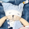Ours Doudou et Compagnie bleu
