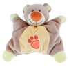 Ours NATTOU doudou semi-plat  beige
