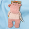 SOS doudou bio Vache Lola NOUKIE'S peluche rose N2022.25
