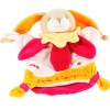 Lapin DOUDOU ET COMPAGNIE marionnette rose et orange