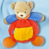 Ours Kaloo boule rouge, orange et bleu