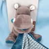 Hippopotame BABY NAT Bazile bleu