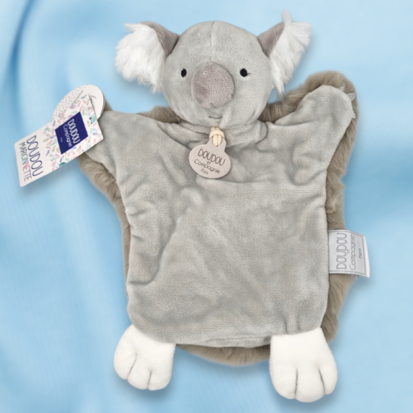 SOS doudou koala Doudou et Compagnie marionnette grise DC3619