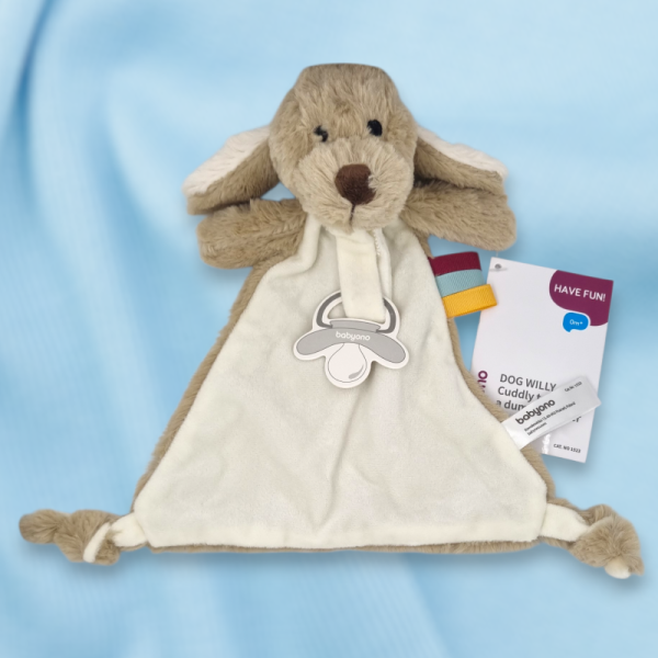 Chien BABYONO beige et blanc