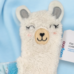 Lama BABYONO blanc et bleu
