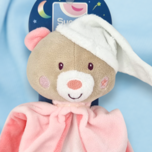 Ours Sucre d'orge rose étoiles phosphorescent