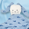 Lapin PETIT BATEAU bleu baleine