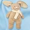 SOS doudou lapin NICOTOY beige avec écharpe