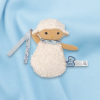 SOS doudou mouton KALOO attache tétine blanc environ 15 cm K221001