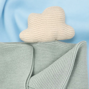 Nuage KINDSGUT plat maille bleu vert