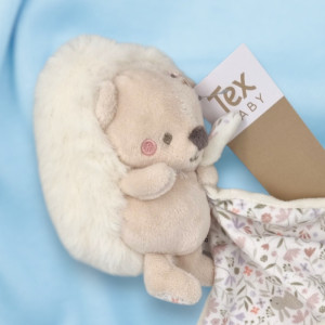 Hérisson Tex Baby Carrefour blanc