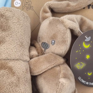 Lapin Nattou lapidou marron Moka couverture